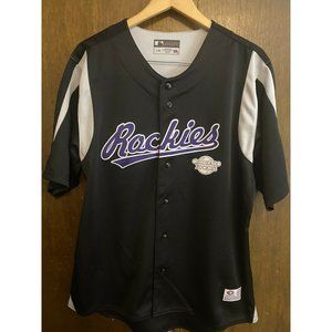 Boys True Fan MLB Colorado Rockies Home Baseball Jersey sz L
